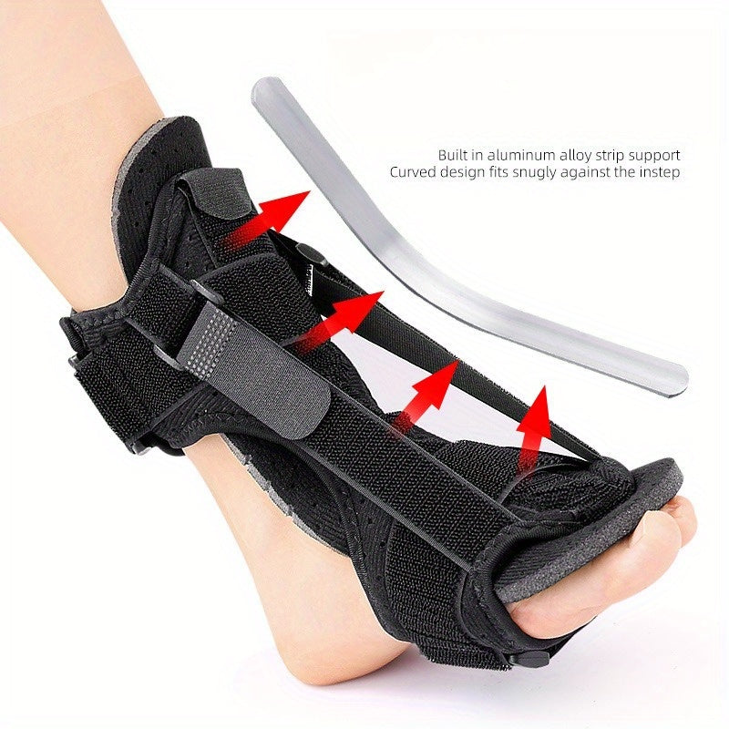 Plantar Fasciitis Night Splint – Adjustable Foot Drop Brace for Heel Pain Relief, Achilles Tendon Support and Faster Recovery