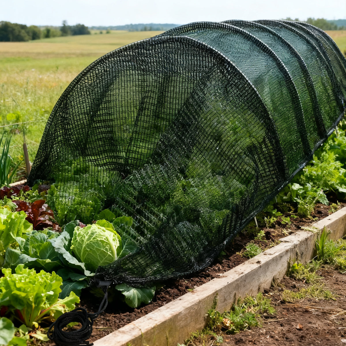 Mini Garden Greenhouse Tunnel – UV Plastic Foil Plant Cover for Balconies, Outdoor Beds, Seedlings and Small-Space Gardening Protection