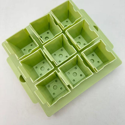 Reusable Seed Starting Tray – Germination and Transplant Nursery Tool with Labeling Features for Gardeners, Vegetables, Flowers and Indoor Seedlings