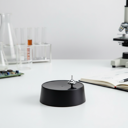 Magnetic Spinning Perpetual Motion Top – Educational Physics Desk Toy Demonstrating Inertia, Magnetism and Creative Science Concepts