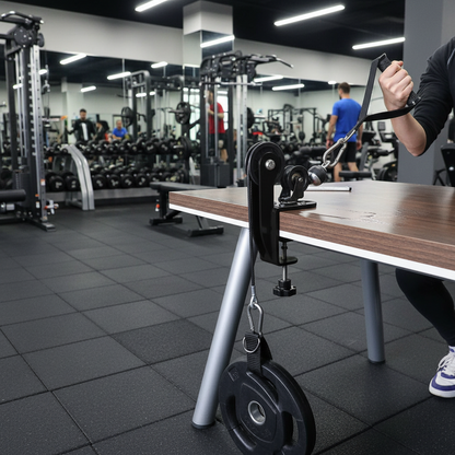 Forearm Wrist Trainer – Adjustable Silent Pulley Strength Device for Arm Wrestling, Grip Power and Muscle Development