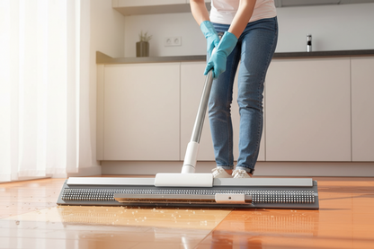 Silicone Magic Floor Squeegee Broom – 180° Flexible Wet and Dry Water Wiper for Bathrooms, Toilets, Kitchens and Living Rooms