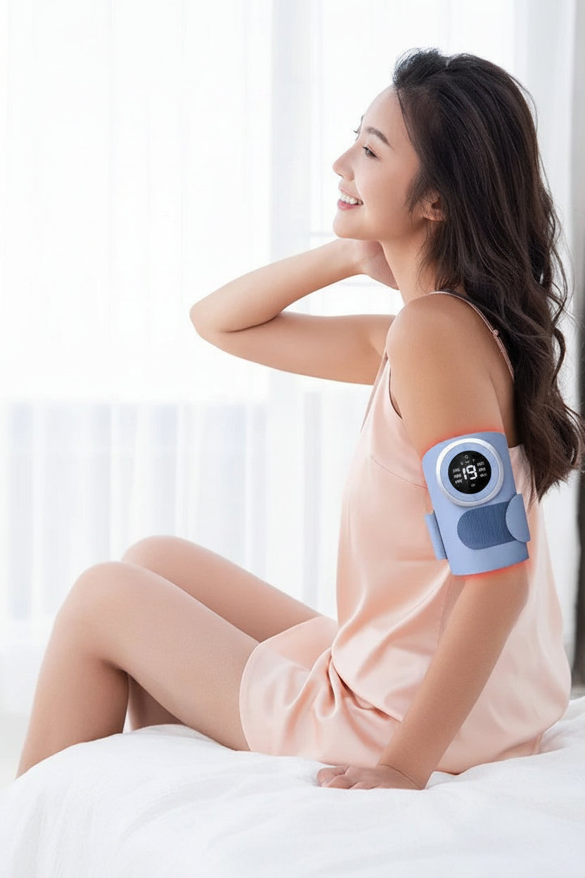 Vibration Fitness Massager – Heated Slimming Machine for Muscle Relaxation, Home Exercise and Body Shaping Support