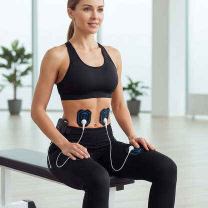 Electrode Pad Set – Self Adhesive Replacement Pads for Low Frequency Muscle Stimulator and Pain Relief Therapy