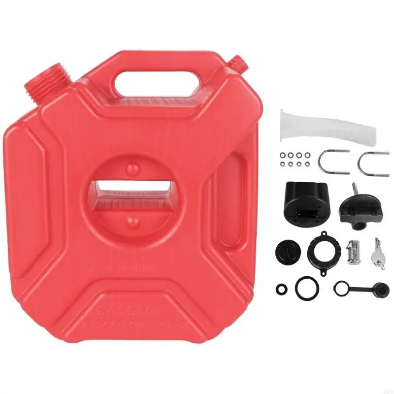 Portable Fuel Storage Can – Lockable Plastic Petrol and Diesel Tank for Emergency Backup, SUVs, Motorcycles, Outdoor Travel and Utility Use