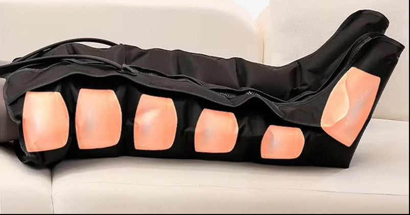 Electric Pneumatic Leg Massager – Extended Thigh, Calf and Foot Compression Device with Remote Control for Deep Relaxation and Circulation Support