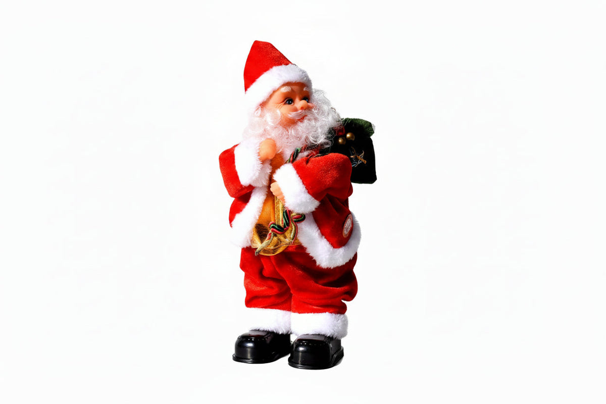 Animated Dancing Santa Doll – Musical Electric Christmas Decoration with Singing and Shaking Action for Festive Gift Giving
