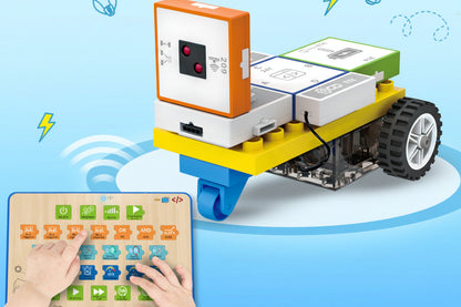 Electronic Programming Building Blocks Set – Educational STEM Construction Toy for Kids Learning Coding, Electronics, Physical Computing and Creativity