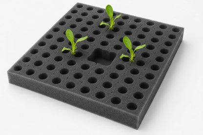 Hydroponic Grow Sponge Set – 100-PieceSoilless Seedling Plugs for Nursery Trays, Vegetable Propagation, Indoor Gardens and Reliable Seed Starting