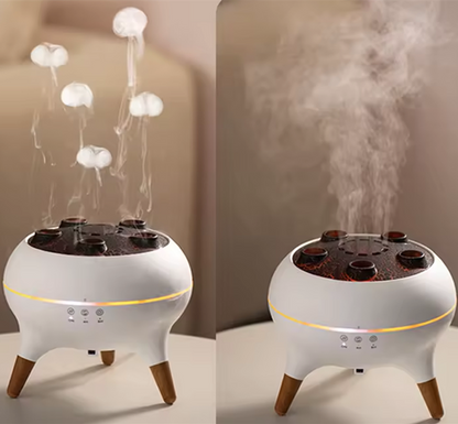 Jellyfish Air Humidifier – 250ml Essential Oil Diffuser with Remote Control, Color Changing Night Lights and Relaxing Mist