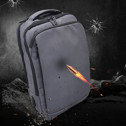 Level II Ballistic Backpack for Men – Large Capacity Protective Travel Bag with Stand-Alone Panel for Everyday Carry and Security