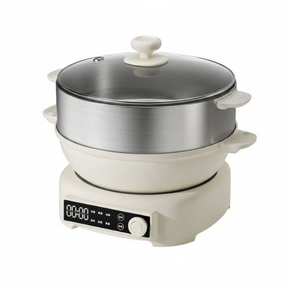 Multifunction Electric Hot Pot – 5L Steam Cooker Frying Pan and Kitchen Cooking Pot for Convenient Family Meals.