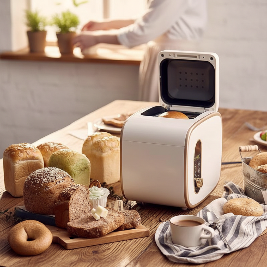 Smart Bread Maker – Fully Automatic Multifunction Bread Machine for Dough, Fermentation, Fruit Bread and Fresh Breakfast