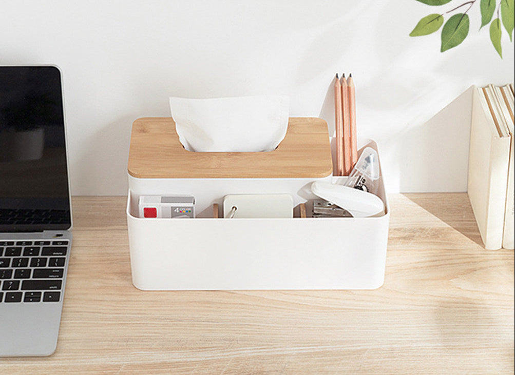 Elegant Wooden Tissue Box Holder – Sturdy Paper Storage Organizer with Easy Refill Design for Home, Restaurant, Hotel and Car