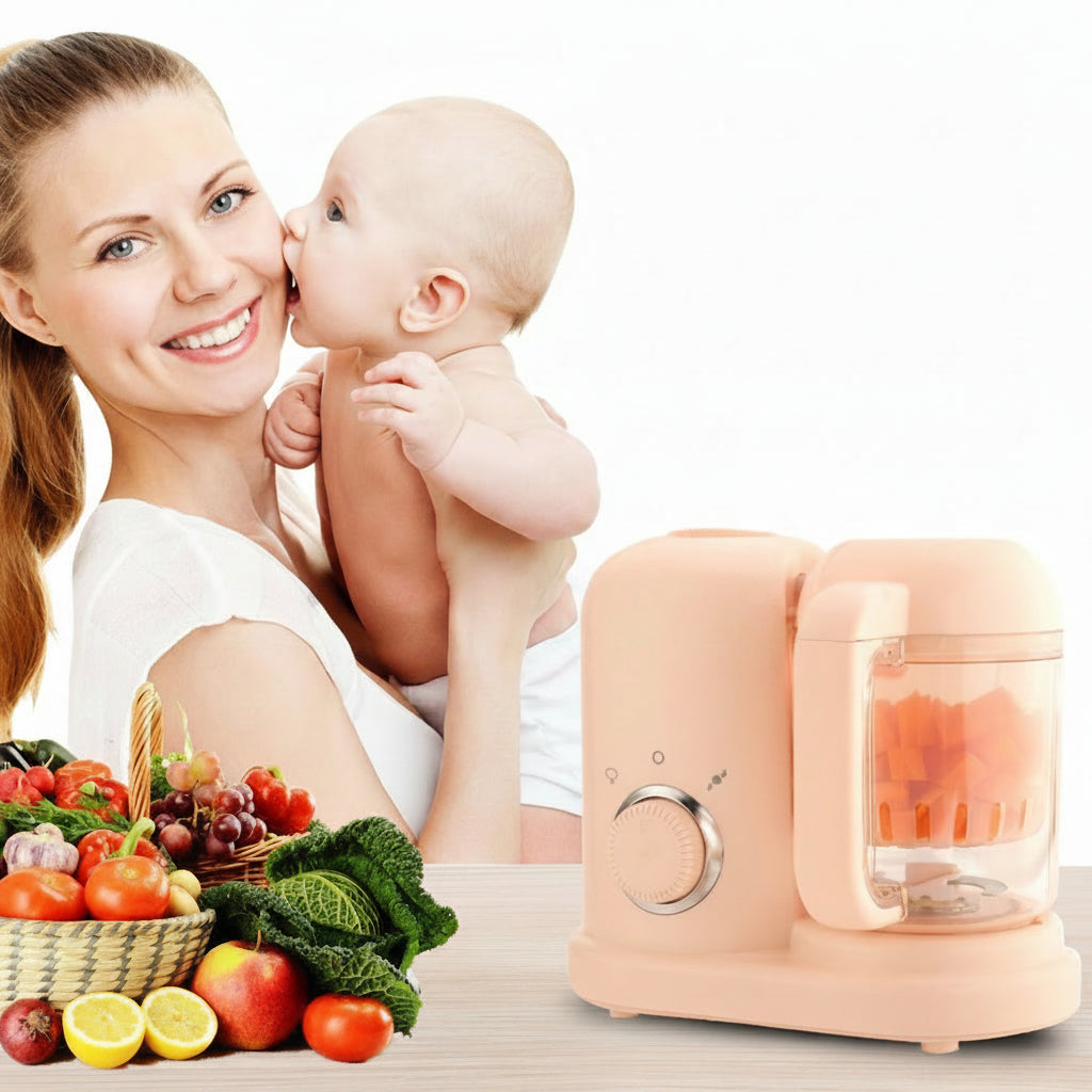 Multifunction Baby Food Maker Machine – Electric Blender, Grinder and Steamer for Healthy Homemade Baby Food Preparation.