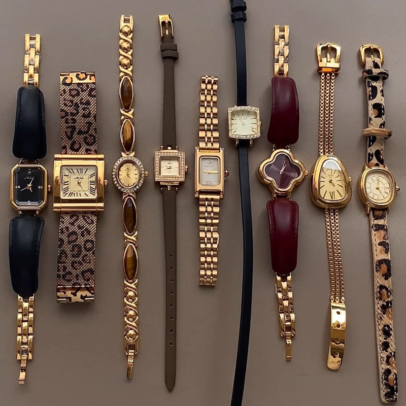 Vintage Japanese Quartz Watch – Elegant Medieval Style Women's Wristwatch with Classic Design for Timeless Everyday Fashion
