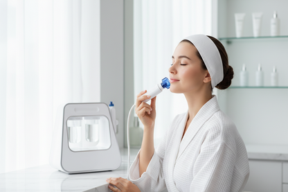 Hydra Dermabrasion Facial Machine – Two-Handle Deep-Cleansing Micro Bubble and Water Oxygen Device for Professional Spa-Style Aqua Peel Skin Care