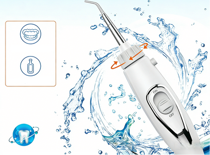 High-End Electric Water Flosser – 5 Nozzles, 10 Modes and 800ML Tank for Deep Oral Cleaning, Gum Care and Fresh Breath