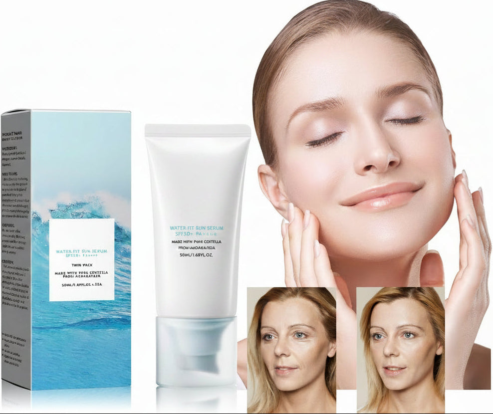 Centella Hyalu Cica Sunscreen Set – SPF50 Moisturizing Sun Serum and Cream for Hydrated Protected Skin