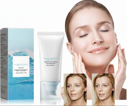 Centella Hyalu Cica Sunscreen Set – SPF50 Moisturizing Sun Serum and Cream for Hydrated Protected Skin