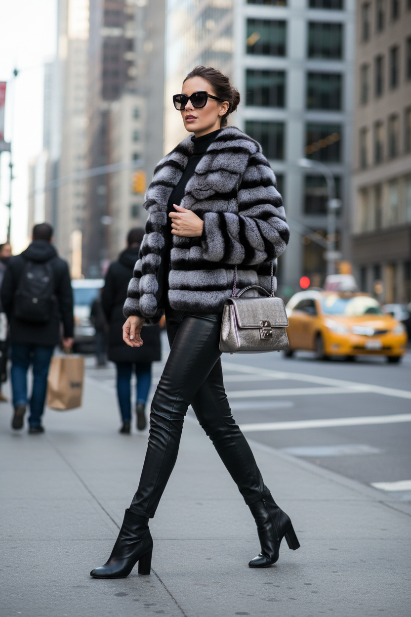 Women's Faux Fur Winter Jacket – Thick Short Coat with Cozy Warmth for Stylish Cold Weather Everyday Wear