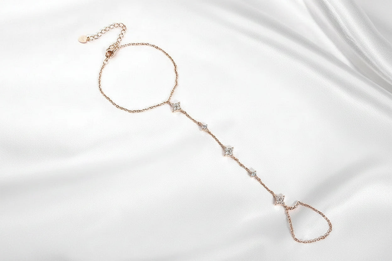 Gold-Plated Certified Moissanite Bracelet – 14K Adjustable 14-21cm S925 Sterling Silver Lab Diamond-Look Chain Jewelry for Women, Girls and Elegant Gifts