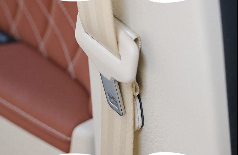 Magnetic Car Seat Belt Holder – PU Leather Safety Belt Limiter Clip Designed to Prevent Sliding, Falling and Uncomfortable Seatbelt Movement