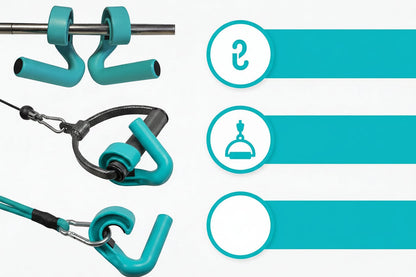 Multi Angle Gym Handles – 45° and 90° Fitness Grip Attachments for Pull Ups, Rows, Deadlifts and Strength Training