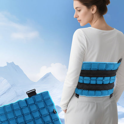 Large Reusable Hot Cold Gel Pack – Flexible Cooling and Heating Cushion for Knees, Legs, Back, Neck, Shoulders and Post-Workout Muscle Comfort