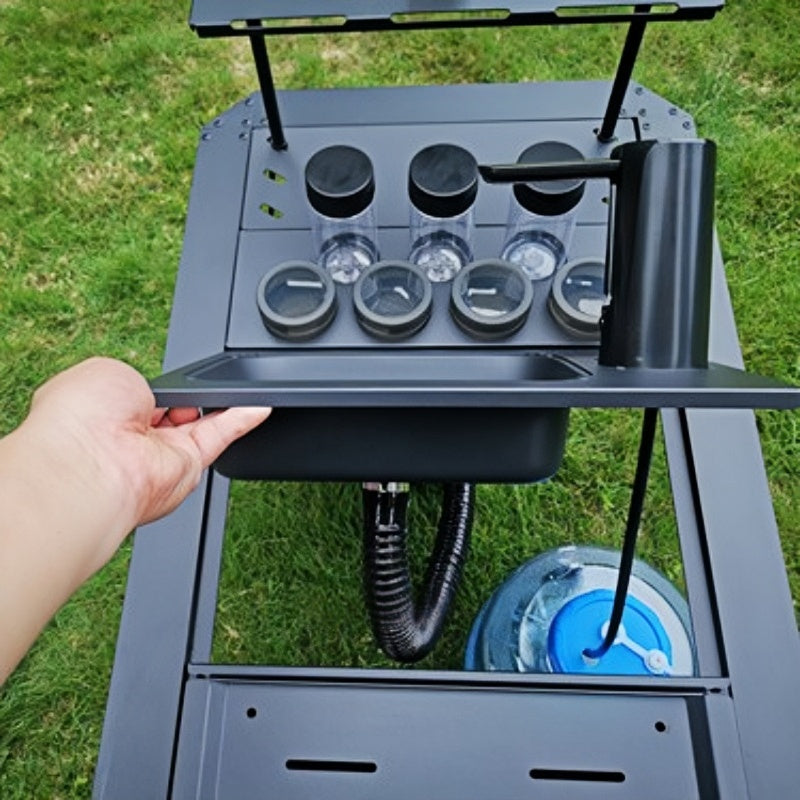 Portable Camping Water Dispenser – Electric Folding Rechargeable Water Pump for IGT Tables, Outdoor Travel and Picnic Hydration