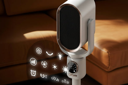 Portable Ceramic Fan Heater – 1500W Quiet Energy Saving Space Heater for Desk Bedroom and Small Room Heating
