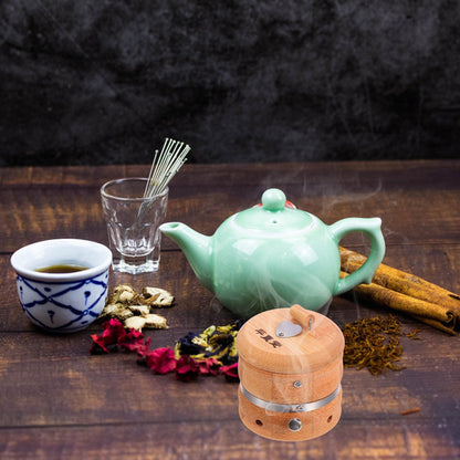 Bamboo Moxibustion Burner – Eco Friendly Moxa Pot for Relaxation, Warm Therapy and Traditional Home Wellness Sessions