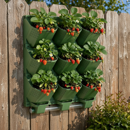 Vertical Wall Planter Box – Single-Hole Indoor Outdoor Flowerpot for Space-Saving Green Walls, Shopping Displays, Home Gardens and Creative Plant Decor