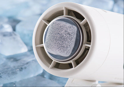 Semiconductor Cooling Neck Fan – 3-in-1 Portable Turbo Fan with LED Display, 3000mAh Battery, Brushless Motor and Adjustable Cooling