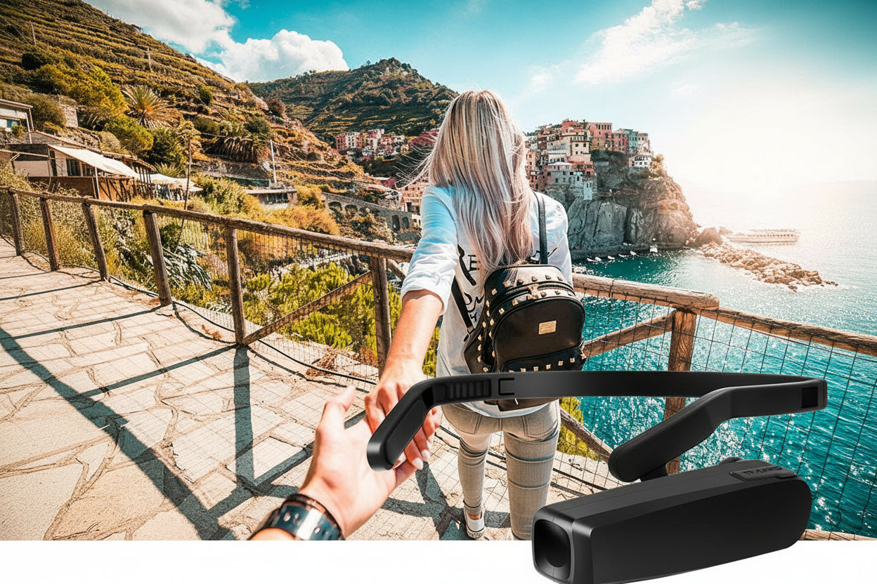 Ordro EP6 PLUS 4K Vlog Camera – Wearable WiFi Camcorder for YouTube, POV Recording and Content Creation