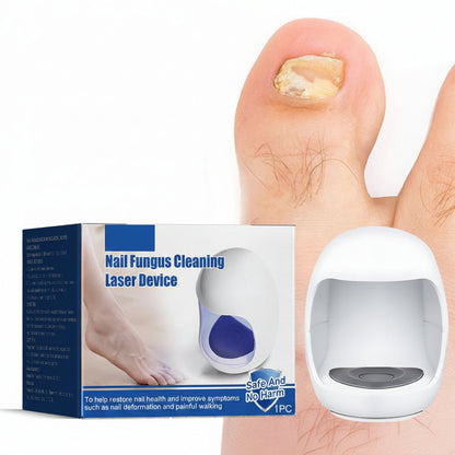 Laser Nail Fungus Treatment Device – Rechargeable Infrared Blue Light Therapy Tool for Toenail Care and Healthy Nail Recovery