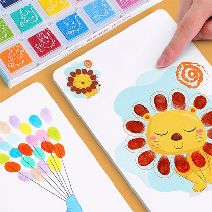 DIY Finger Painting Art Set - Creative Montessori Drawing Toys for Kids Learning and Artistic Development