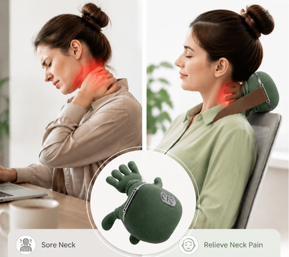 Wireless Neck Shoulder Massager – Deep Tissue Kneading Massage Shawl for Muscle Relaxation and Everyday Pain Relief