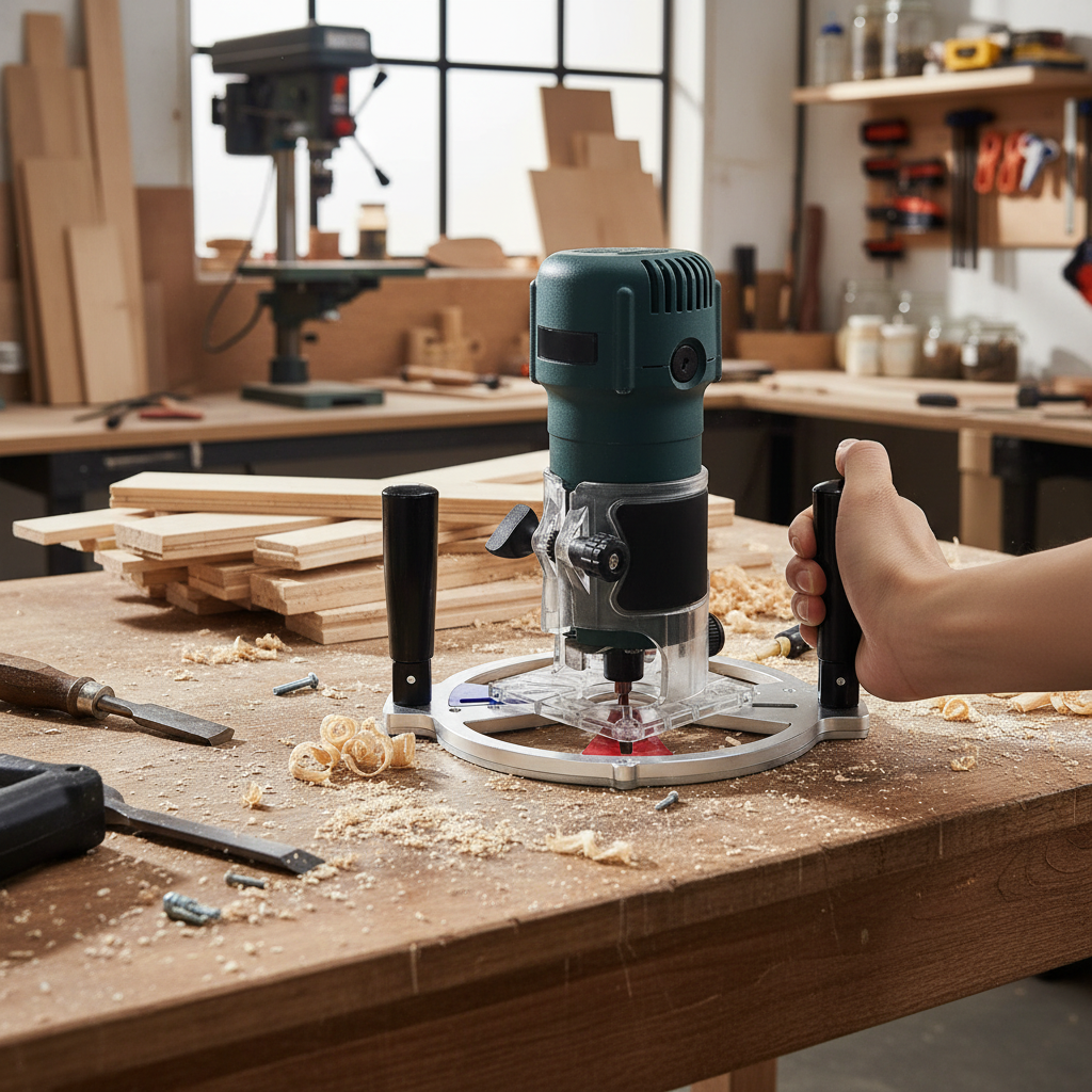 Woodworking Trimming Machine Tool – Precision Milling Groove Engraving Slotting Chamfering Router Accessory for Professional Woodworking Projects.