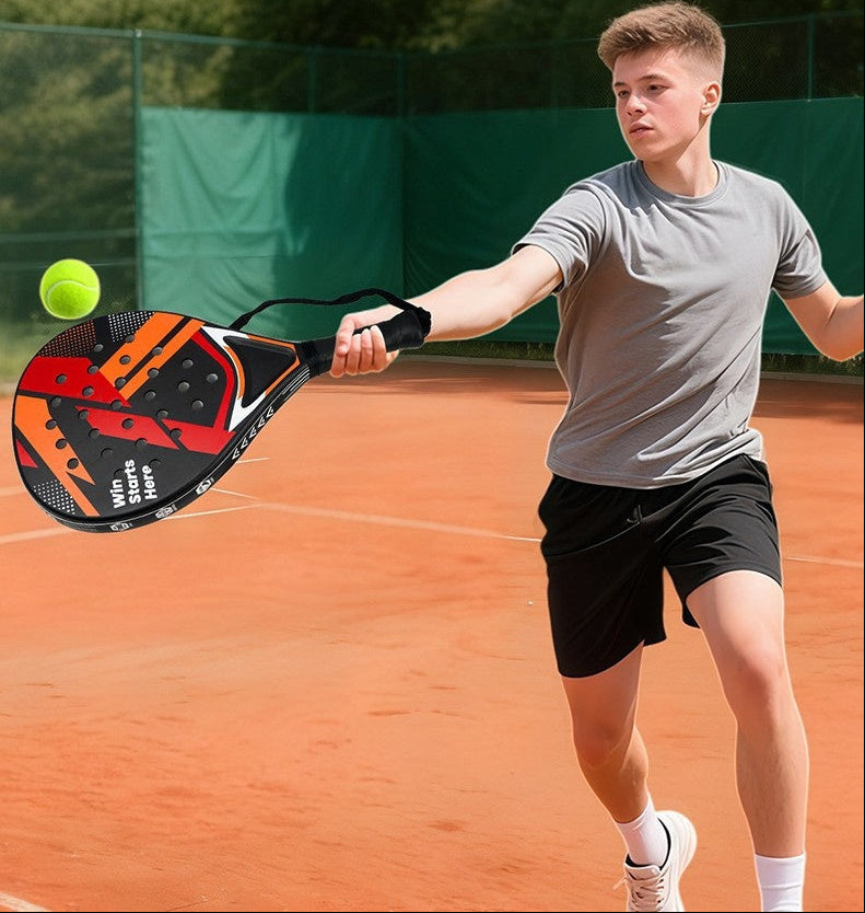 Model Panel Tennis Racket Set – Durable ABS Plastic Outdoor Sports Rackets for Youth Physical Education, Beginner Training and Recreation