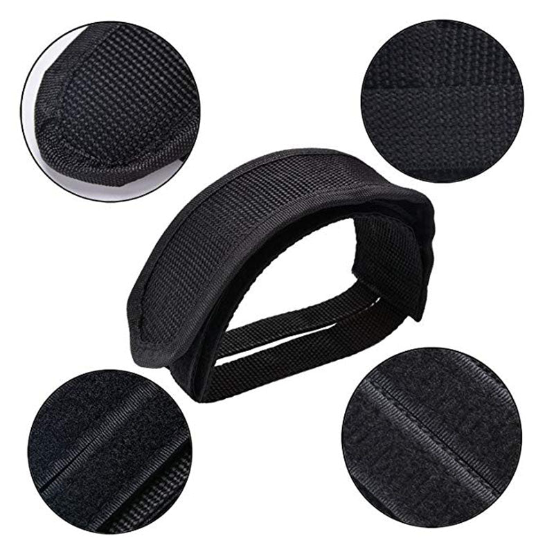 Nylon Bicycle Pedal Straps Toe Clip Set – Adjustable Cycling Foot Straps for MTB Fixed Gear Road Bike Secure Riding Support.