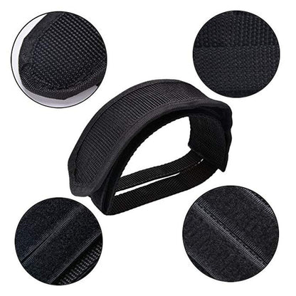 Nylon Bicycle Pedal Straps Toe Clip Set – Adjustable Cycling Foot Straps for MTB Fixed Gear Road Bike Secure Riding Support.