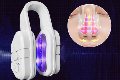 EMS Nose Shaper Clip – Microcurrent Pulse and Vibration Beauty Tool for Gentle Nose Massage, Contouring Routine and Convenient At-Home Facial Care