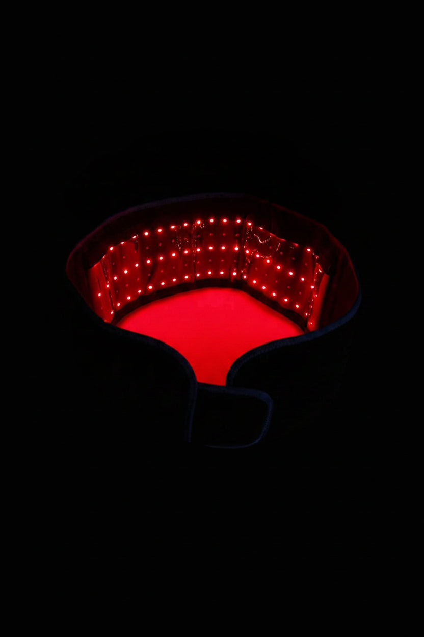 Red and Infrared Light Therapy Belt – 660NM and 850NM LED Wrap for Waist, Face and Body Beauty, Relaxation and Home Wellness Routines