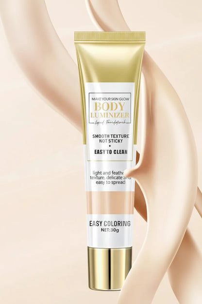 ICVC Liquid Foundation Highlighter – Full-Coverage BB Cream with Brightening Concealment for Natural Radiance, Smooth Makeup and Fresh Everyday Glow