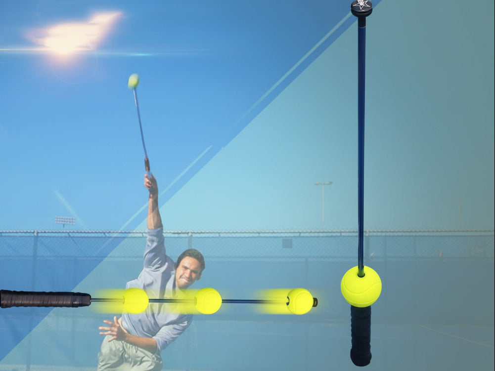 Portable Tennis Swing Trainer – Single Ball Practice Equipment for Beginners to Improve Serves, Accuracy and Stroke Technique