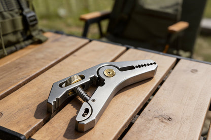 Stainless Steel Pocket Tool – 5-in-1 Compact EDC Wrench, Pliers and Screwdriver Multi Tool for Camping, Outdoor Survival, DIY and Home Repairs