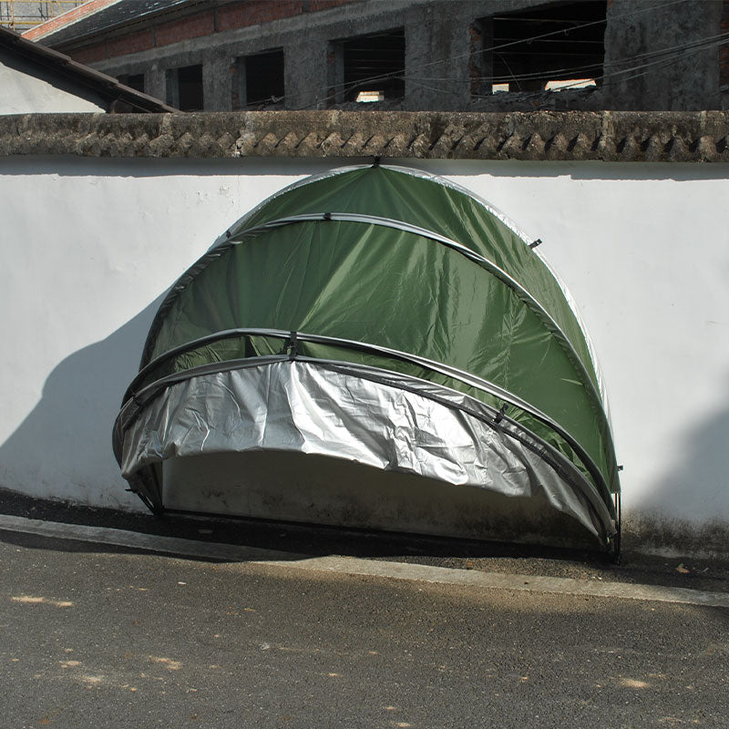 Portable Motorcycle Garage Tent – Outdoor Hanging Storage Shelter for Motorbikes, Speedway Equipment and Weather-Protected Parking, Model CZX-507