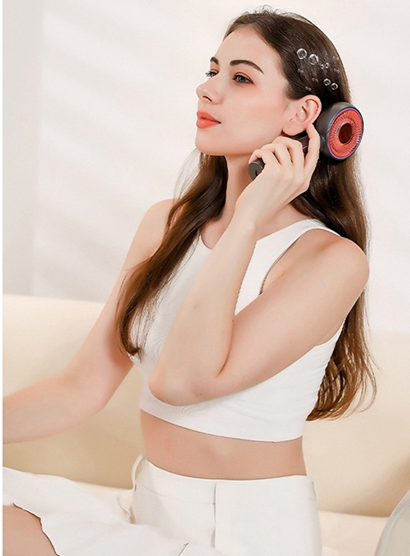 Electric Massage Hair Comb – Vibrating Scalp Brush Designed for Relaxation, Smooth Hair Care, Scalp Stimulation and Nourishing Beauty Routines