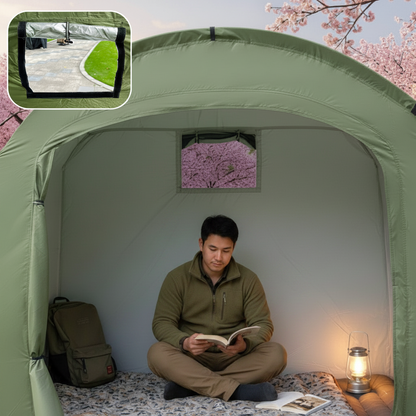 Outdoor Bike Shelter Tent – Portable Waterproof Bicycle Canopy with Thick Oxford Cloth Protection for Cycling, Travel, Hiking and Camping